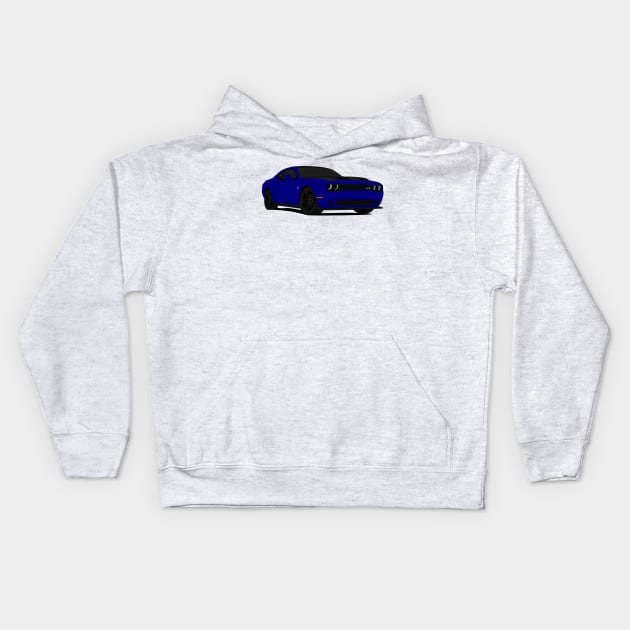 HELLCAT NAVY Kids Hoodie by VENZ0LIC